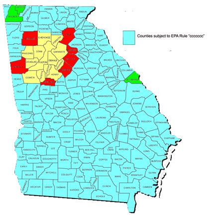 emissions testing cobb parkway|georgia counties that require emissions.